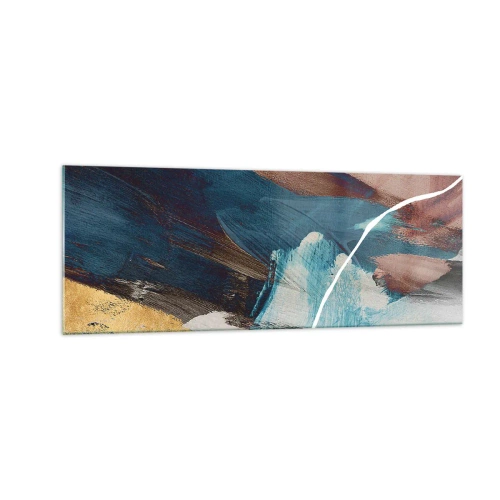 Quadro em vidro - Com elegância e energia - 140x50 cm