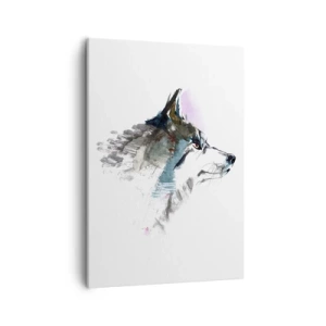 Quadro em tela - O tempo não come o lobo - 50x70 cm