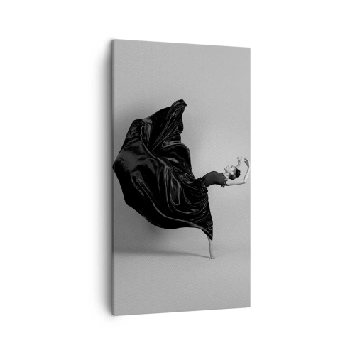 Quadro em tela - Com as asas da música - 45x80 cm