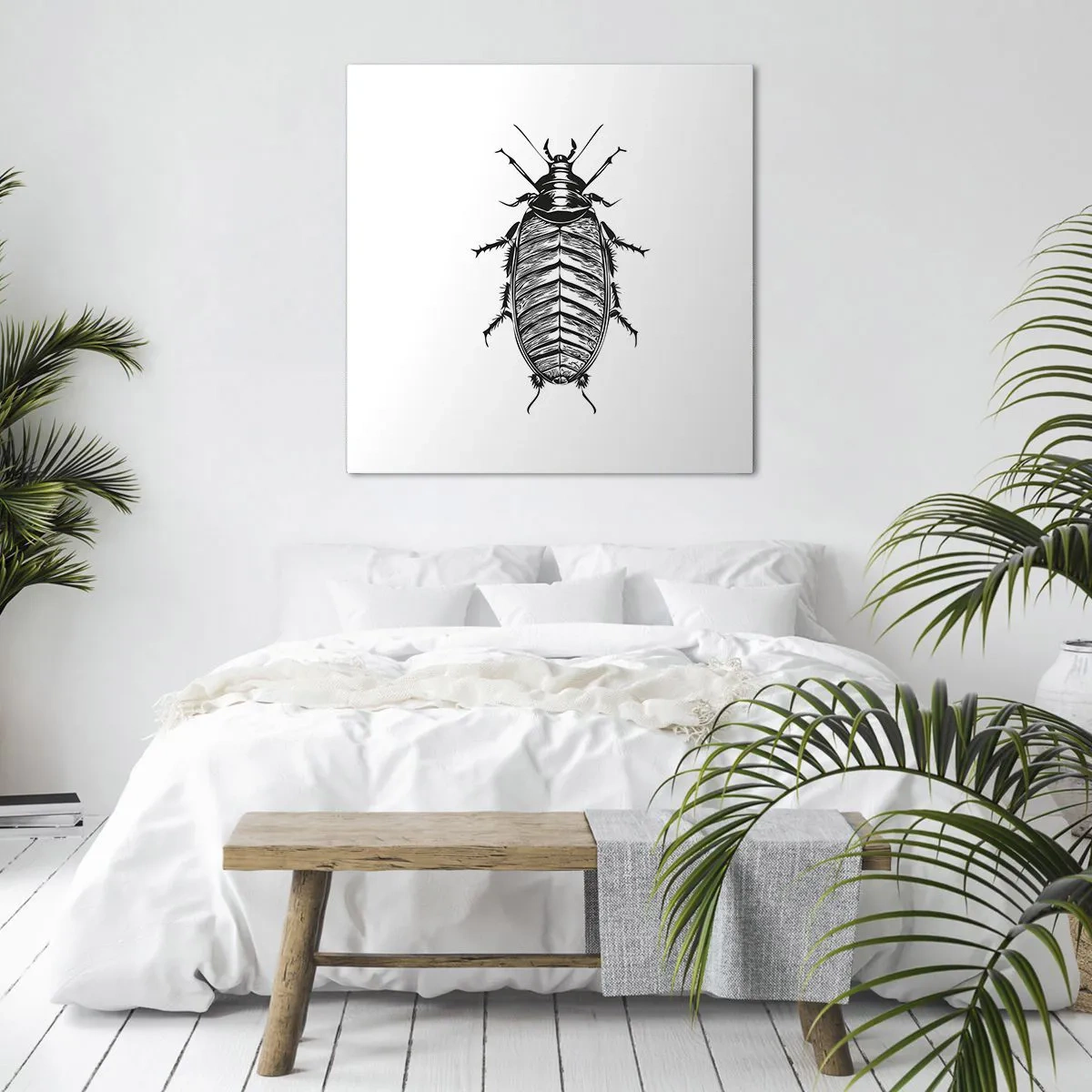 Quadro em tela - Que exemplo! - 40x40 cm