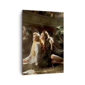 Quadro em tela - E a poesia nasceu - 50x70 cm