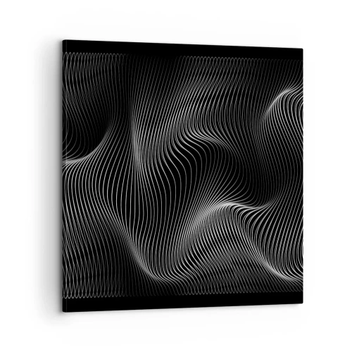 Quadro em tela - Dança de luz no espaço - 60x60 cm