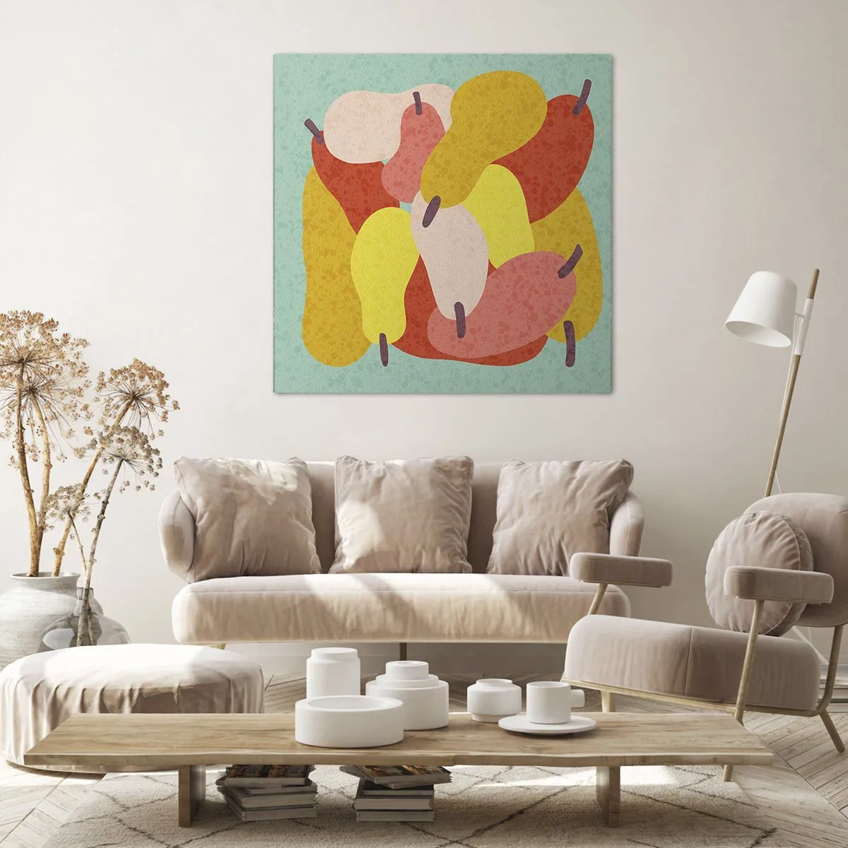 Quadro em tela - Experimente o sol de verão - 70x70 cm