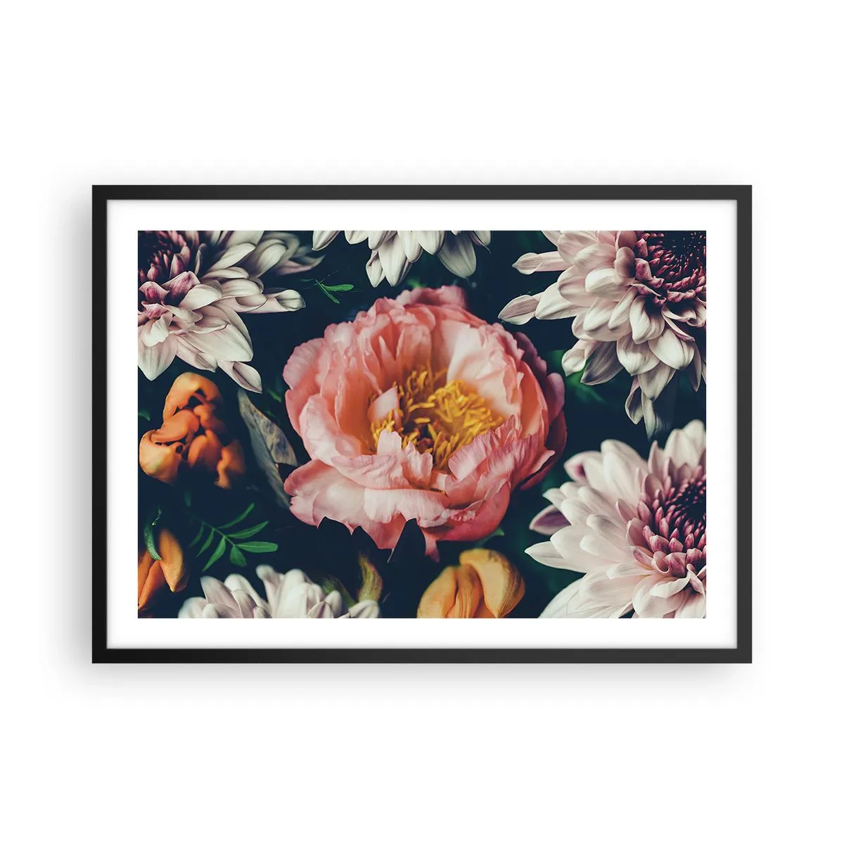 Pôster com moldura preta - Com o esplendor barroco - 70x50 cm