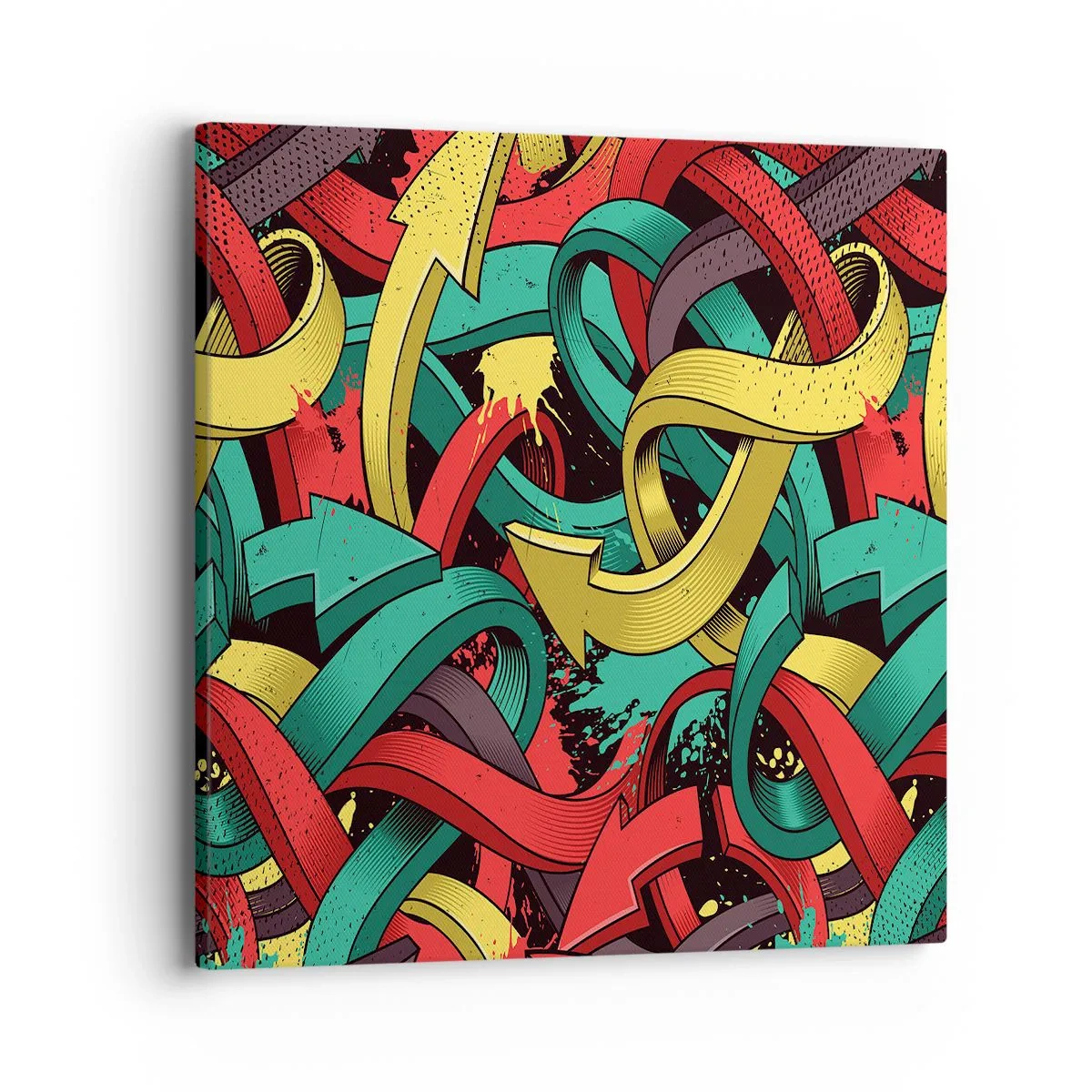 Quadro em tela - Qual o caminho para o destino? - 40x40 cm