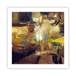 Pôster - Frio, mais quente, quente - 50x50 cm