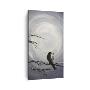 Quadro em tela - A chave para o mistério da noite - 45x80 cm