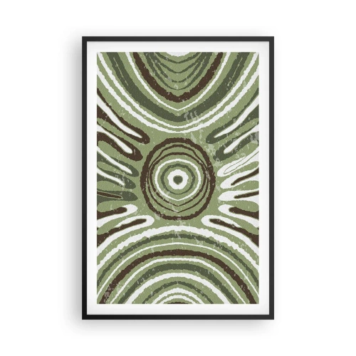 Pôster com moldura preta - Uma explosão de emoções - 61x91 cm