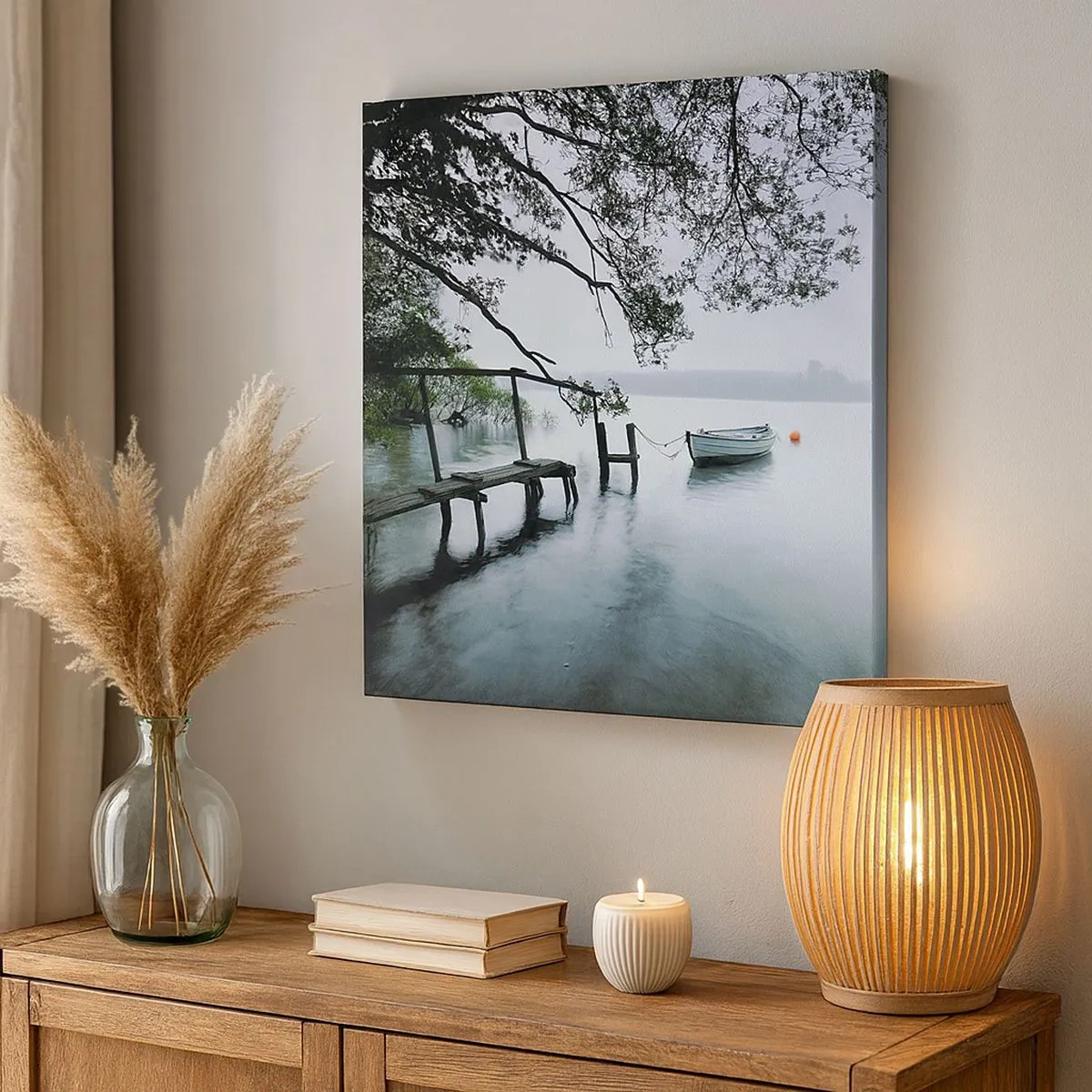 Quadro em tela - Descanso imediato - 30x30 cm