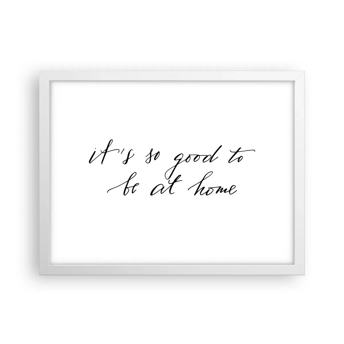 Pôster em moldura branca - Toda a verdade - 40x30 cm