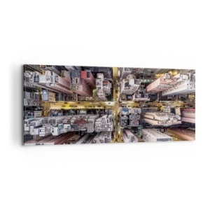 Quadro em tela - Saudações de Hong Kong - 100x40 cm