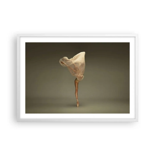 Pôster em moldura branca - Prestes a voar - 70x50 cm
