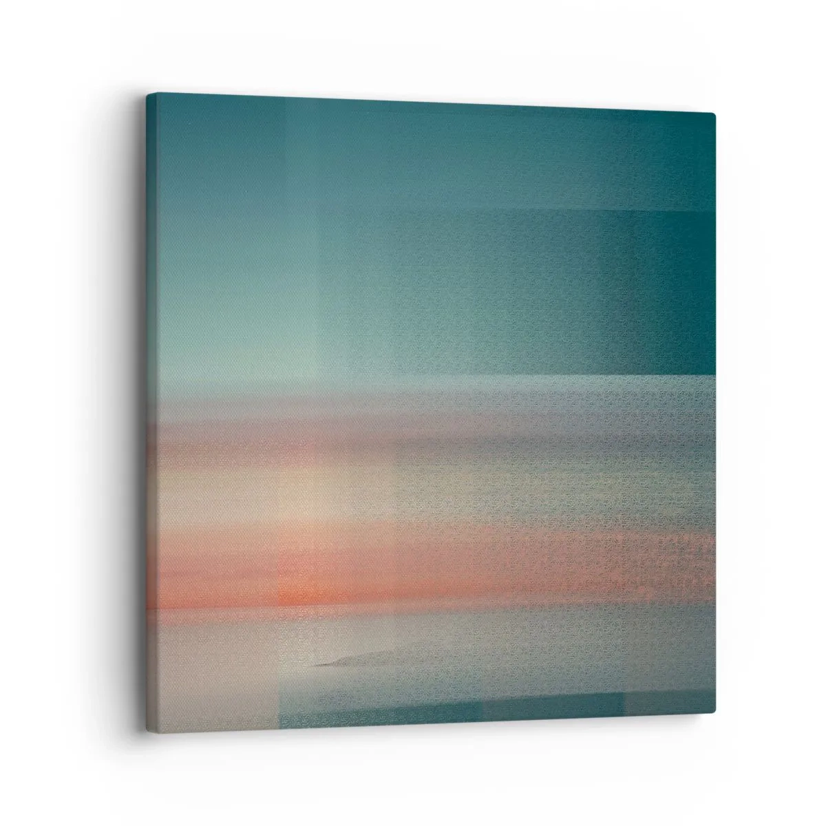Quadro em tela - Resumo: ondas de luz - 30x30 cm