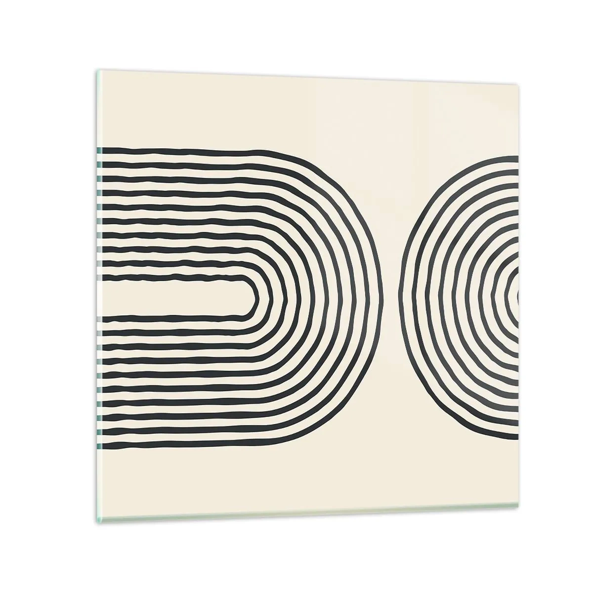 Quadro em vidro - Em um momento... - 50x50 cm