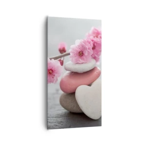 Quadro em tela - Flor de cerejeira - 65x120 cm