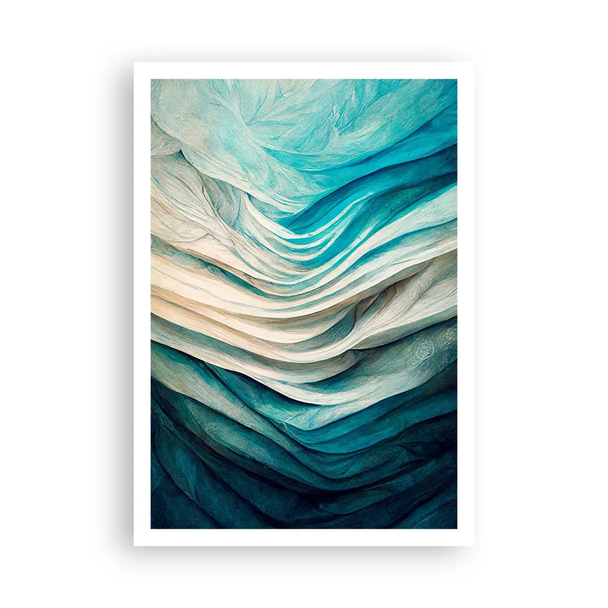 Pôster - Insaciabilidade azul - 70x100 cm