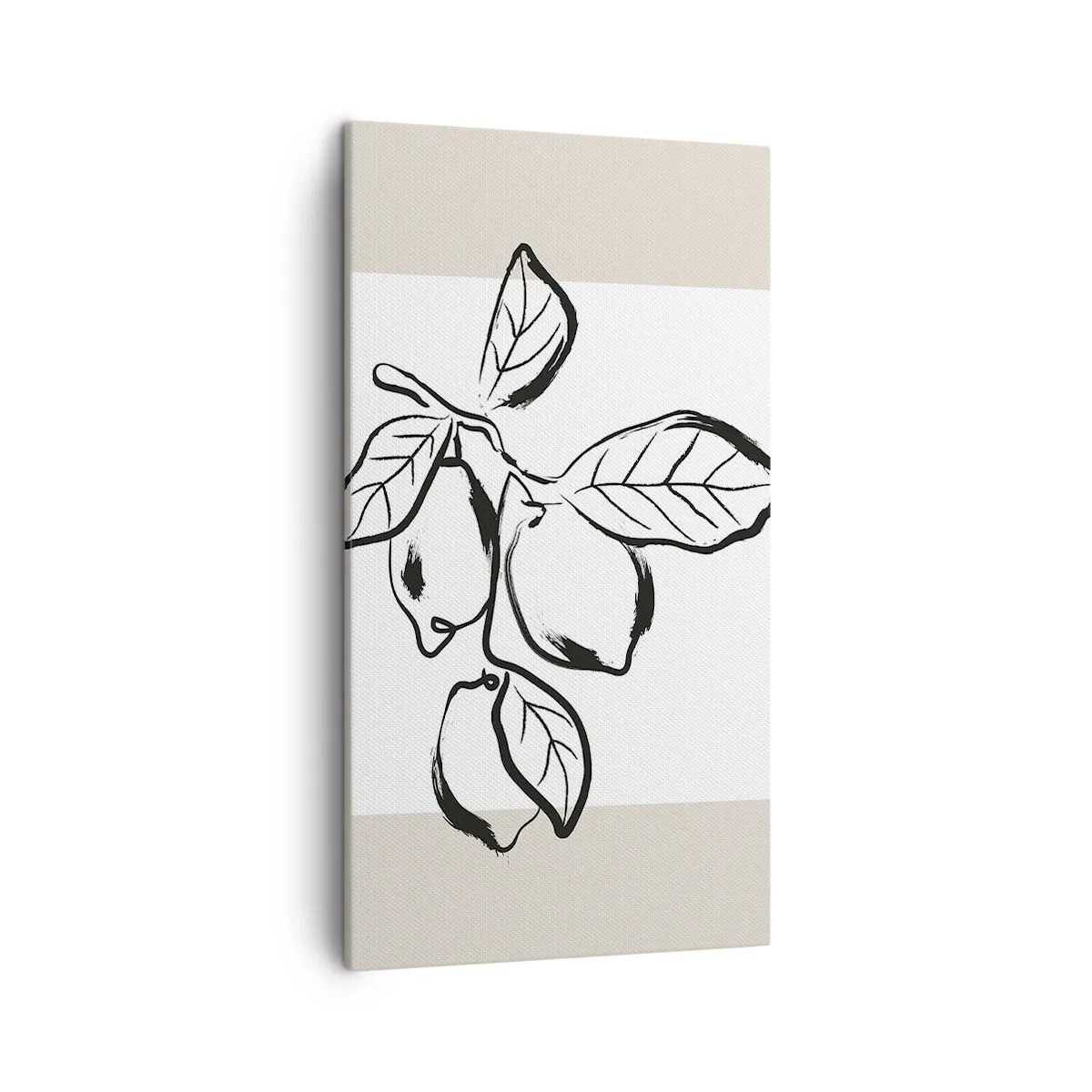 Quadro em tela - Onde o limão amadurece… - 45x80 cm