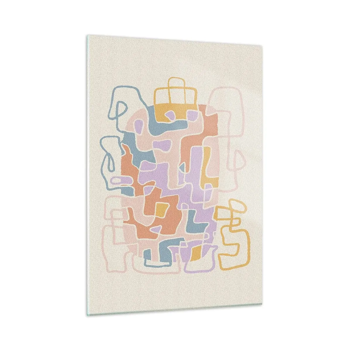 Quadro em vidro - Labirinto – uma aventura alegre - 50x70 cm