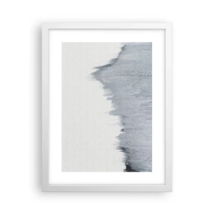 Pôster em moldura branca - Um registo misterioso - 30x40 cm