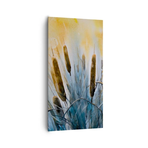 Quadro em tela - O frio da água, o calor do sol - 65x120 cm