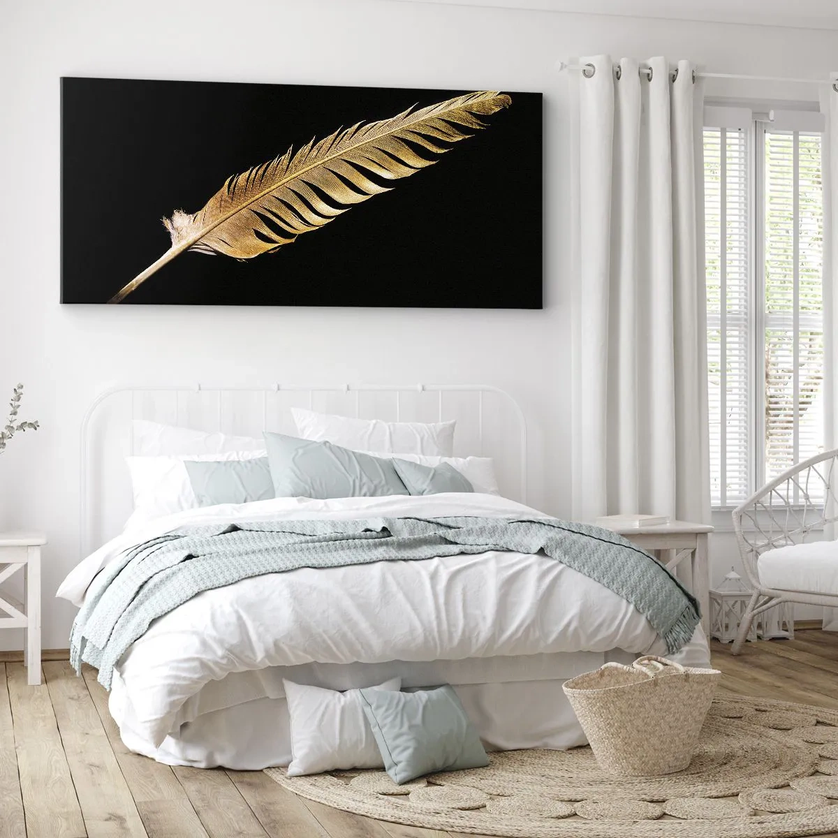 Quadro em tela - É uma pena - 160x50 cm