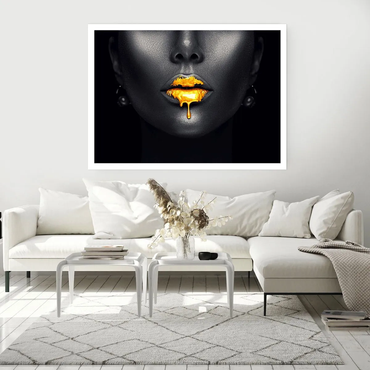 Pôster - Boca dourada - 100x70 cm