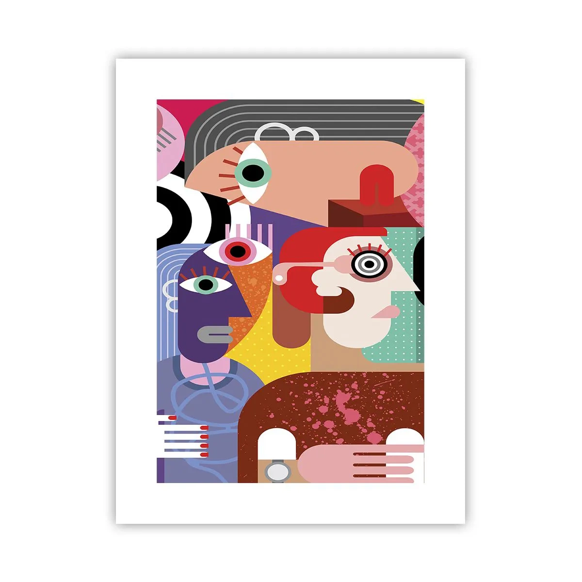 Pôster - Viemos da parte do Sr. Picasso - 30x40 cm