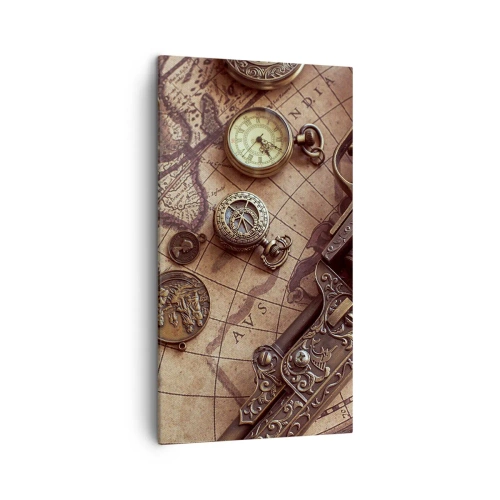 Quadro em tela - A aventura nos chama - 45x80 cm