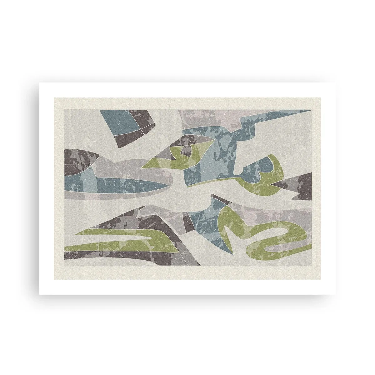 Pôster - Composição atrás do vidro - 70x50 cm