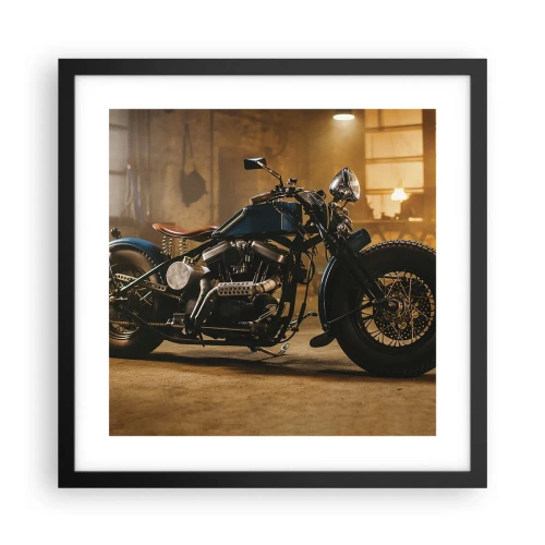 Pôster com moldura preta - Tudo posso - 40x40 cm