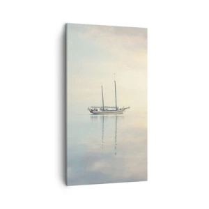 Quadro em tela - Num mar de silêncio - 45x80 cm