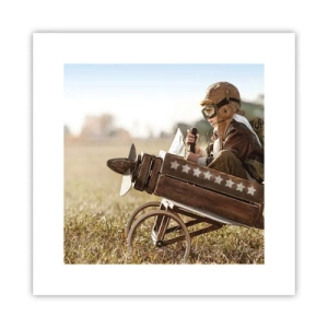 Pôster - O início rumo a um sonho - 30x30 cm