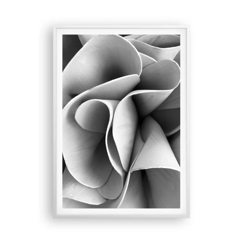 Pôster em moldura branca - Acontece no espaço - 70x100 cm