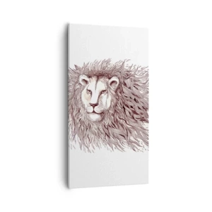 Quadro em tela - Senhor das Chamas - 55x100 cm