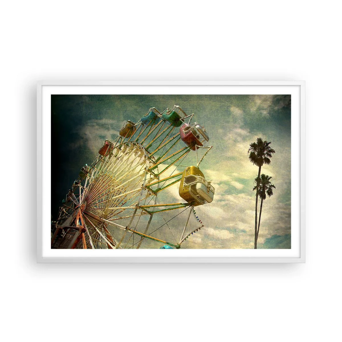 Pôster em moldura branca - Será divertido… - 91x61 cm