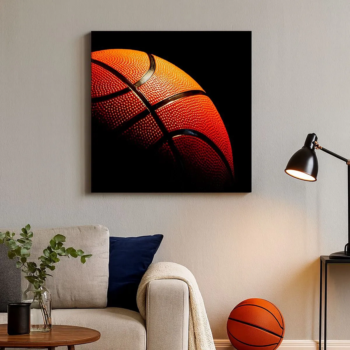 Quadro em tela - Linda como um planeta - 30x30 cm