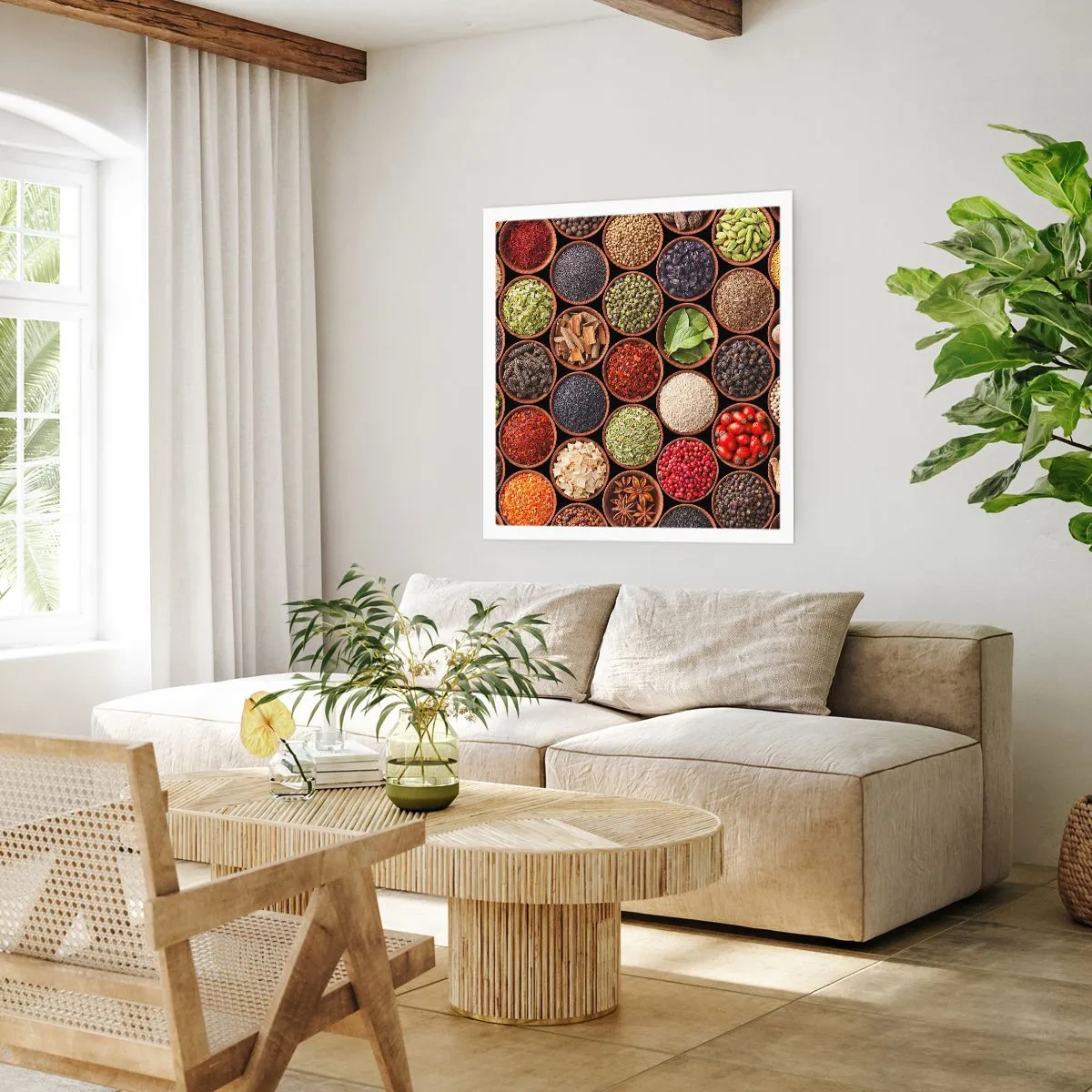 Pôster - Todos os sabores do mundo - 60x60 cm