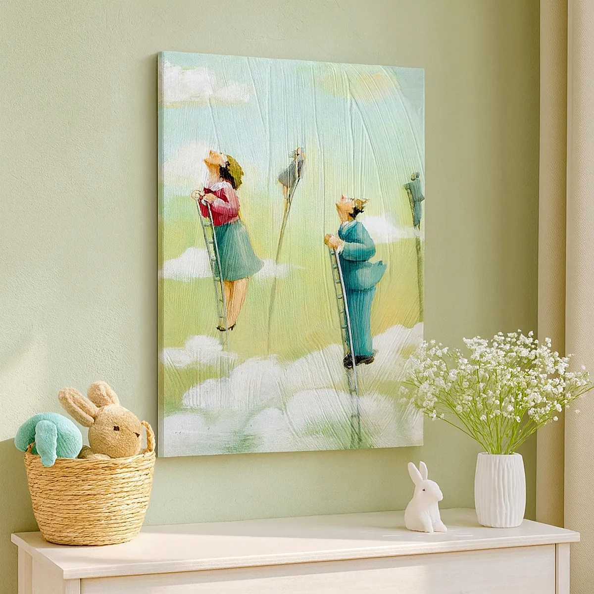 Quadro em tela - Por trás do seu sonho - 50x70 cm