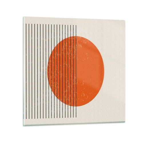 Quadro em vidro - Sempre sol - 40x40 cm