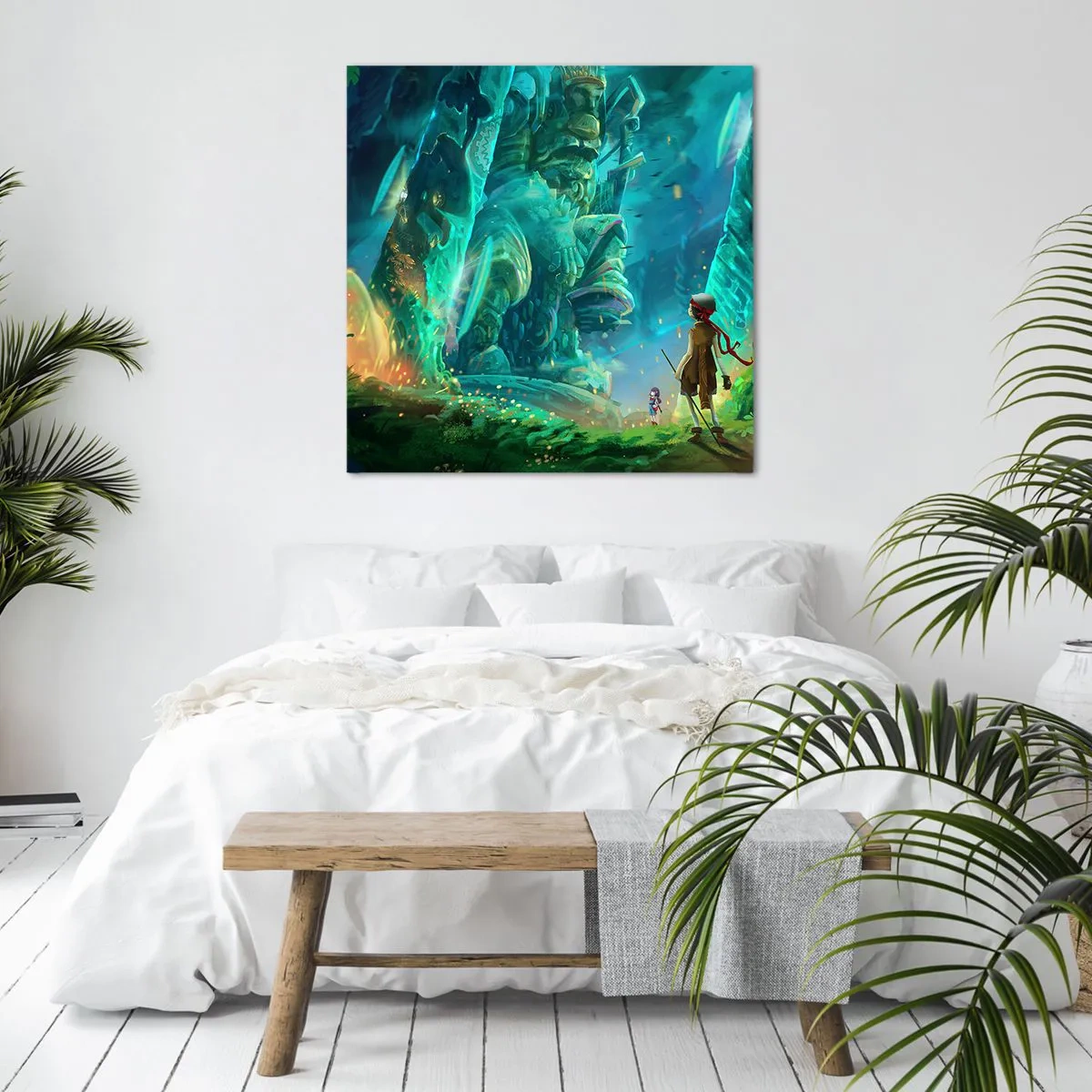 Quadro em tela - Do Grande Livro de Contos de Fadas - 70x70 cm