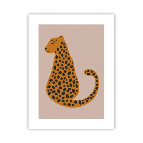 Pôster - A estampa de leopardo está na moda - 30x40 cm