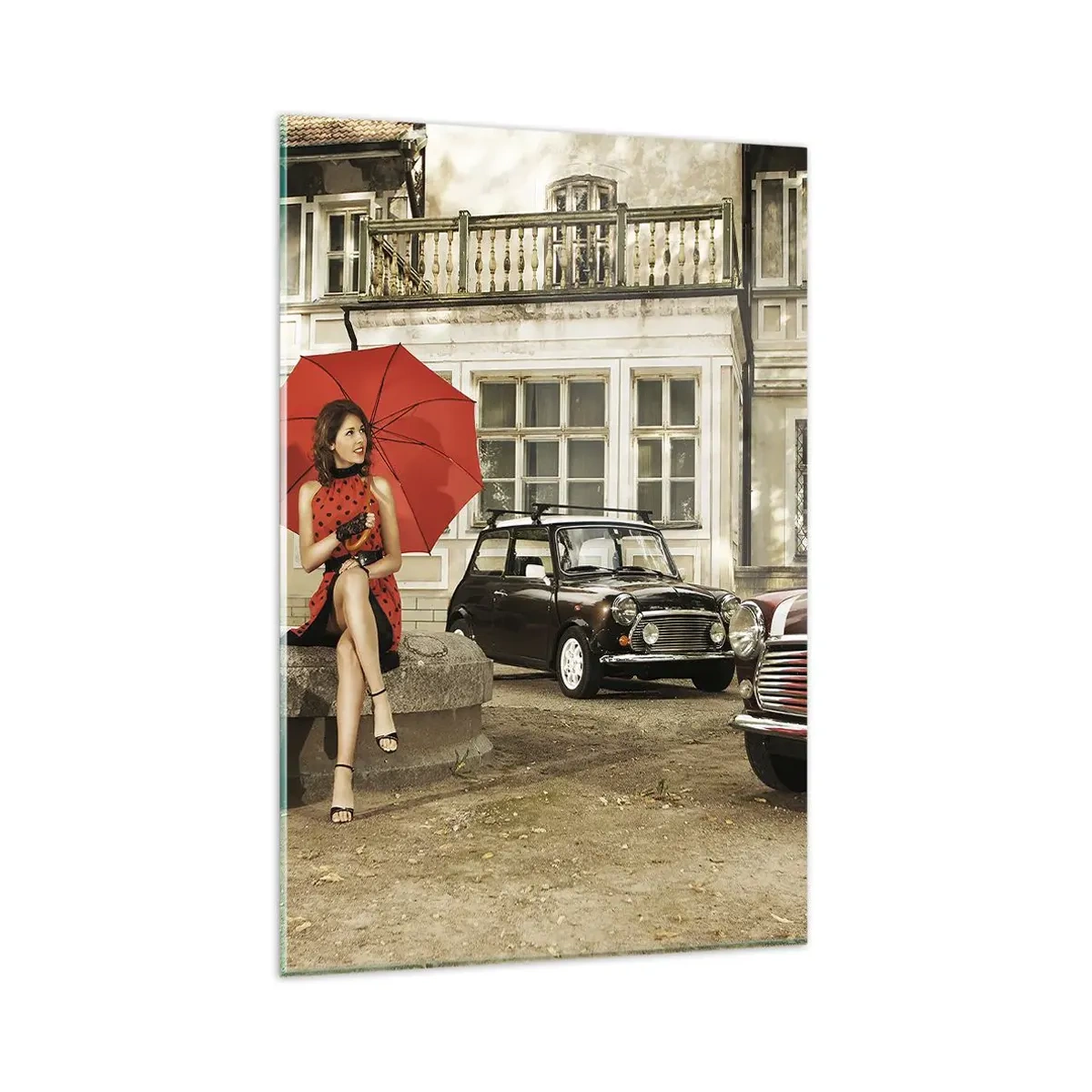 Quadro em vidro - Mini-viagem sentimental - 80x120 cm