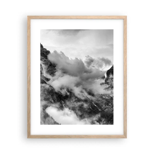 Pôster com moldura de carvalho claro - Bonitas e cruéis - 40x50 cm