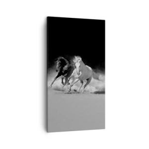 Quadro em tela - Galope da liberdade - 45x80 cm