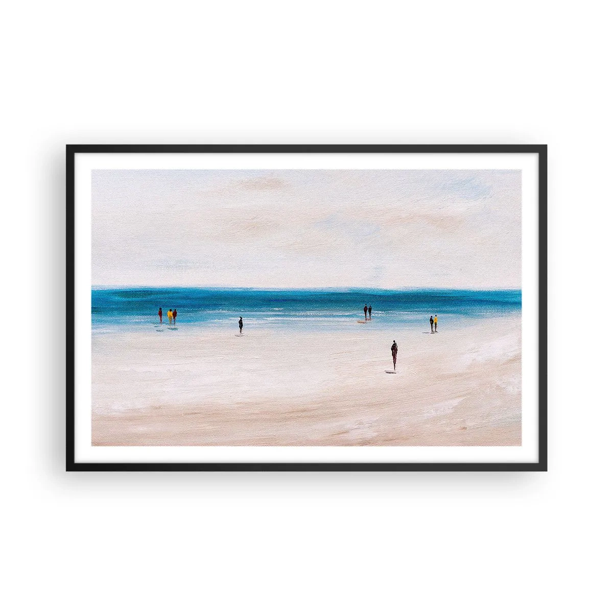 Pôster com moldura preta - Uma necessidade natural - 91x61 cm