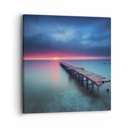 Quadro em tela - Entre o céu e a terra - 40x40 cm