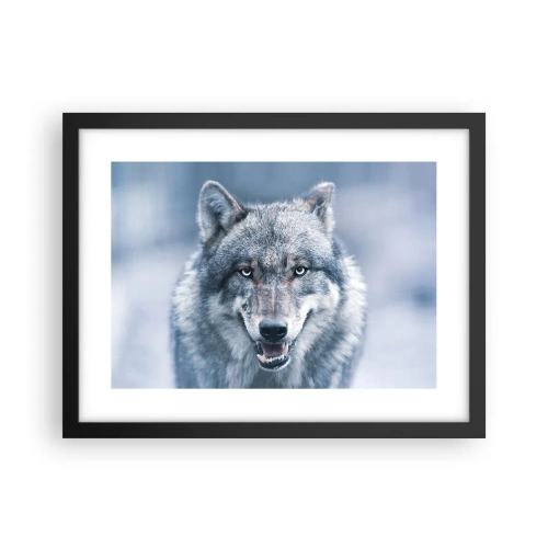 Pôster com moldura preta - Vai aceitar o desafio? - 40x30 cm