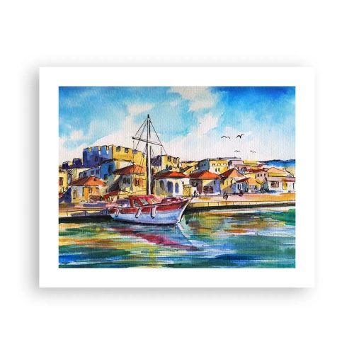 Pôster - Tarde de arco-íris - 50x40 cm