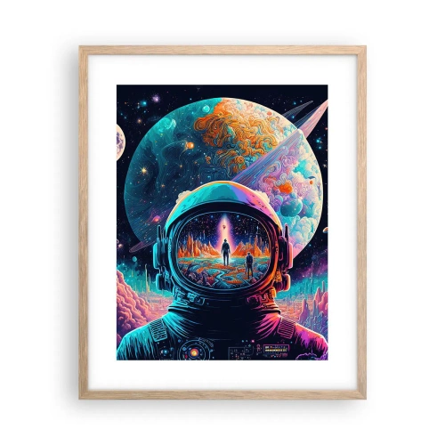 Pôster com moldura de carvalho claro - Os filósofos não sonharam com isso - 40x50 cm