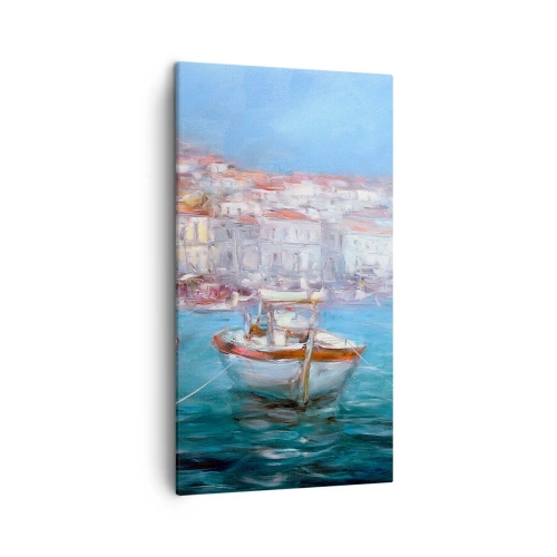 Quadro em tela - Baía italiana - 45x80 cm